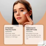EELHOE 30g Vitamin E Sunscreen Long-lasting Moisturizing Anti-UV Anti-dry Skin SPF 50 Cream Maintains Elasticity Glow Skin Care - Image 6